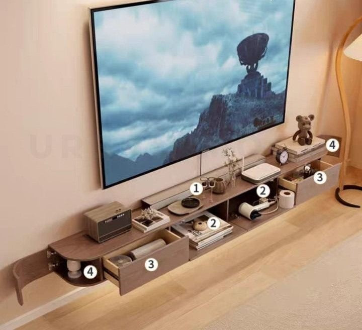 Modern Solid Wood TV Console