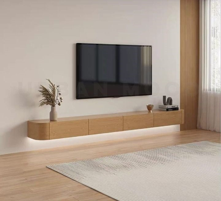 Modern Solid Wood TV Console