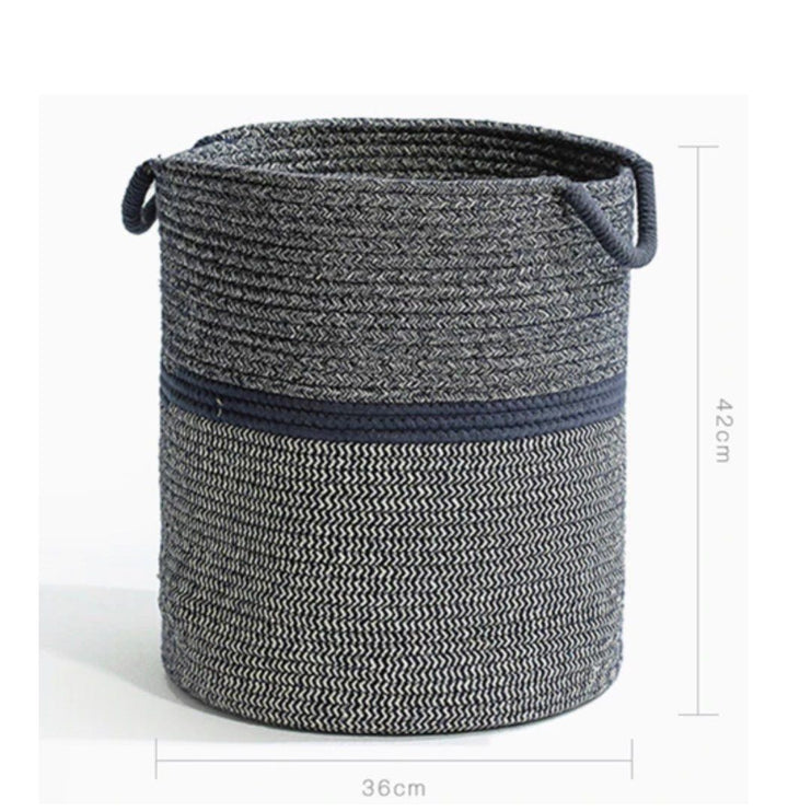 Cotton Storage Basket (Set of 2)