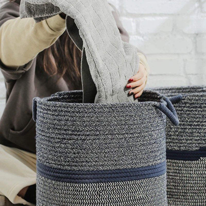 Cotton Storage Basket (Set of 2)