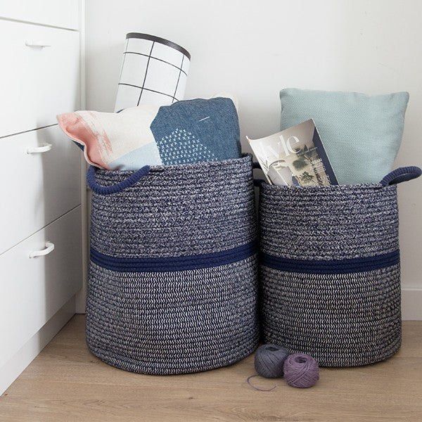 Cotton Storage Basket (Set of 2)