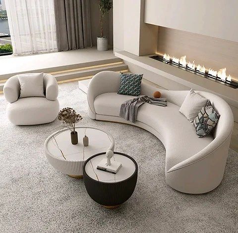 Modern Curved Sofa