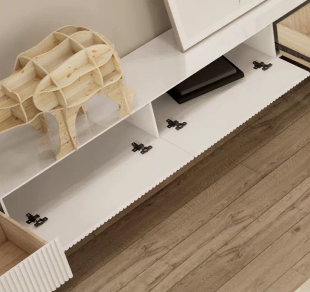 Modern LED TV Console & Coffee Table