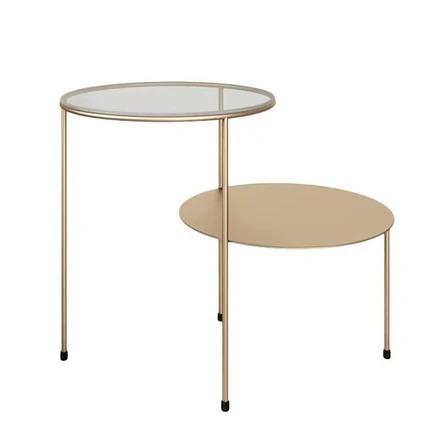 Melanie Minimalist Wireframe Accent Side Table