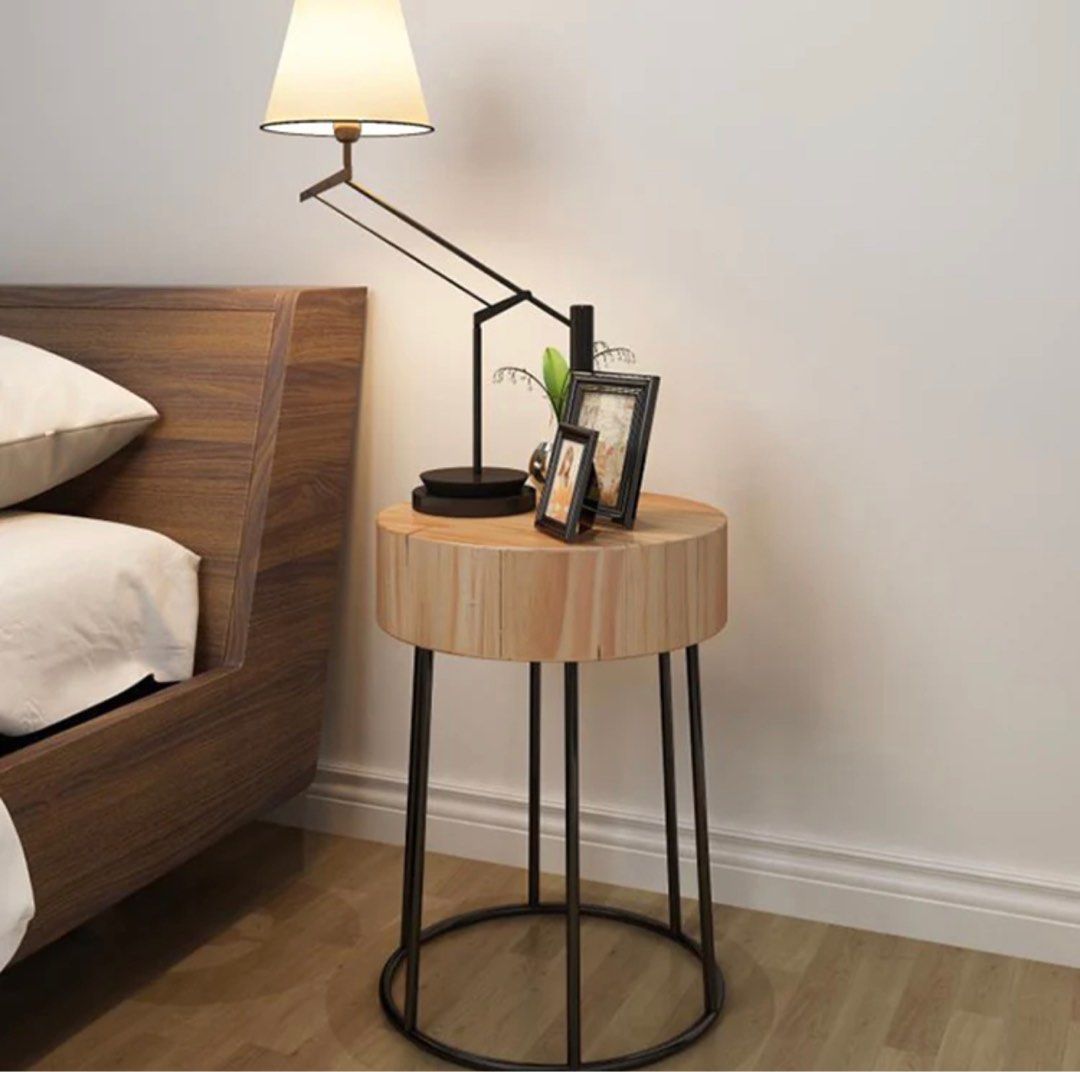 Versatile Round Nightstand