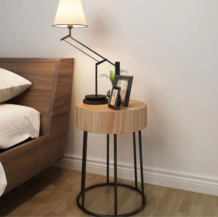 Versatile Round Nightstand
