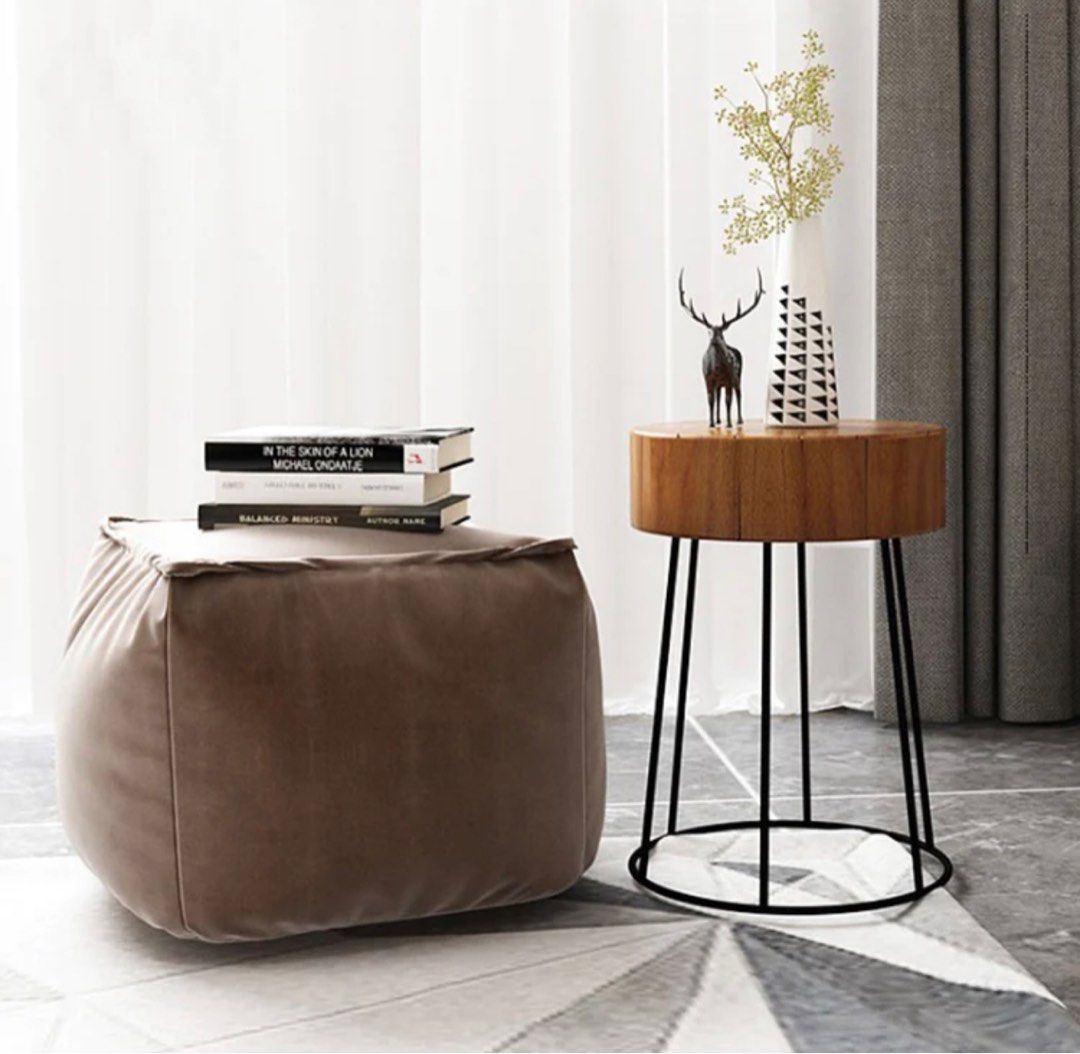Versatile Round Nightstand