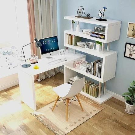 Modern Simple Modular Shelf Study Table
