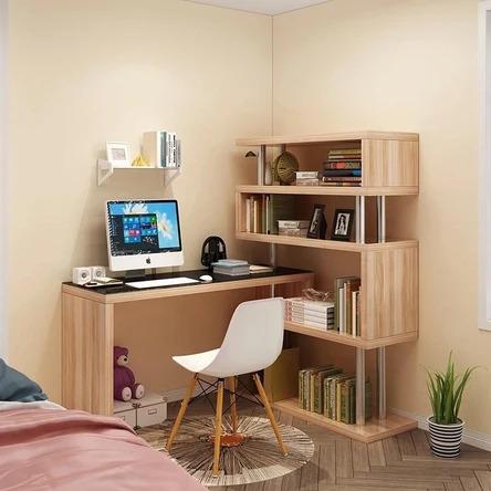 Modern Simple Modular Shelf Study Table