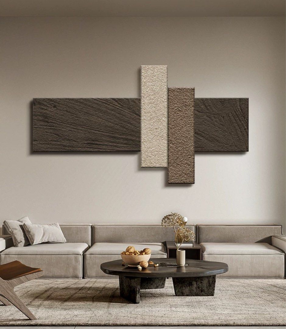 Modern Sandstone LED Wall Art