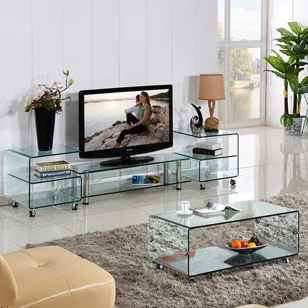 Minimalist Designer Glass Coffee Table