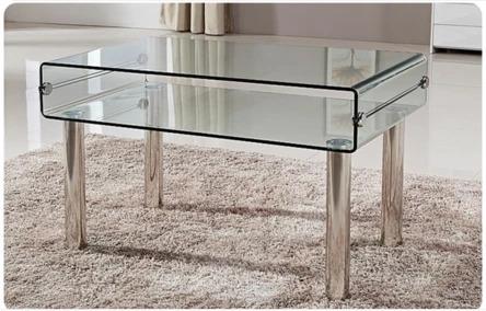 Minimalist Designer Glass Coffee Table