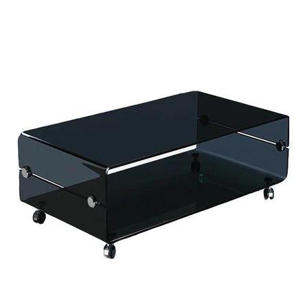 Minimalist Designer Glass Coffee Table