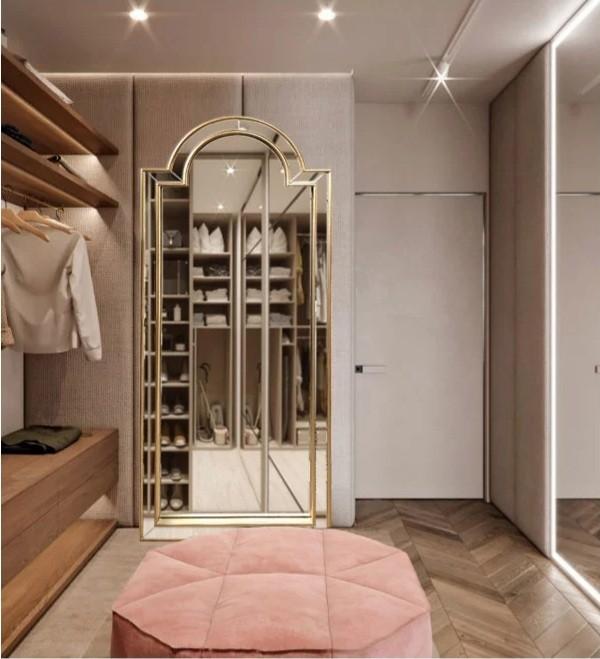 Modern Decorative Wall Mirror / Leaning / Full-Length