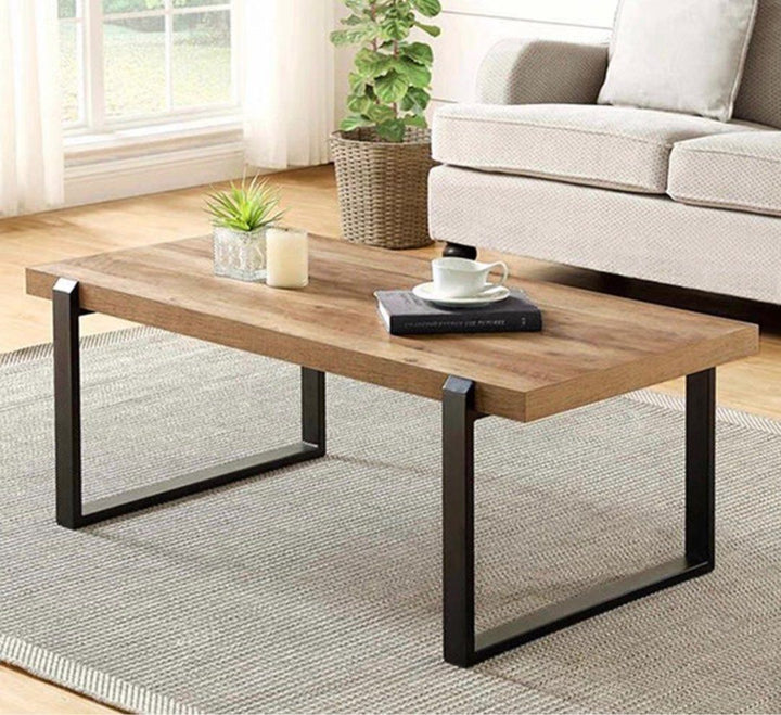 طاولة القهوة الخشبية