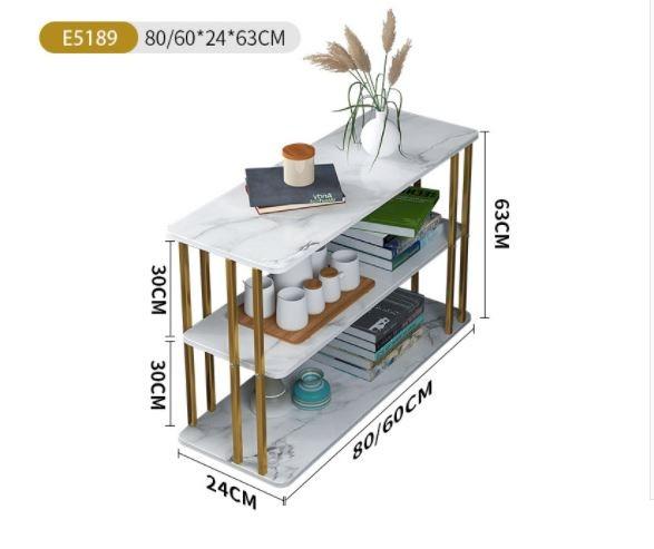 Modern Marble TV Console _ Three Tier TV Cabinet