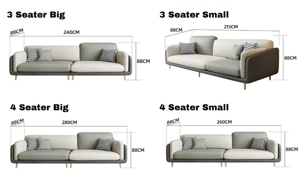 Modern Minimalist Sofa Couch