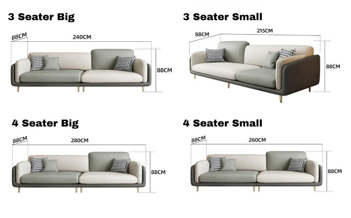 Modern Minimalist Sofa Couch