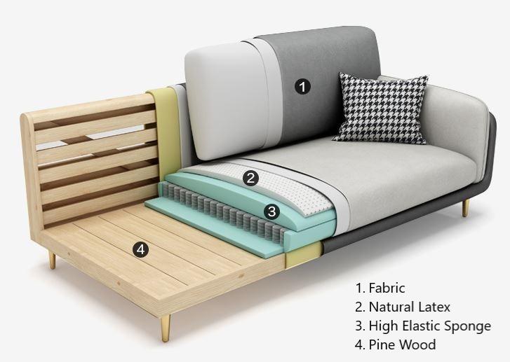 Modern Minimalist Sofa Couch