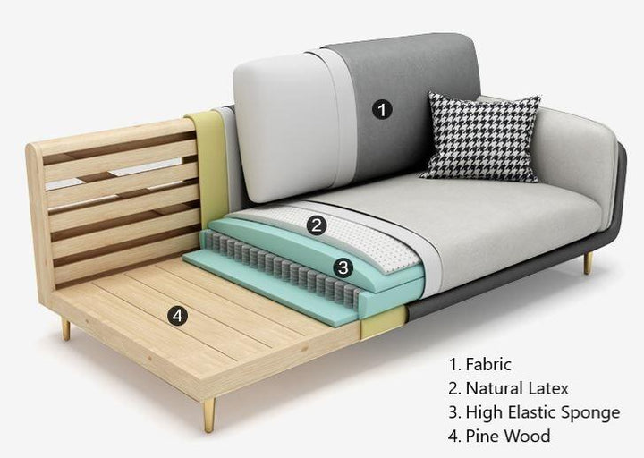 Modern Minimalist Sofa Couch