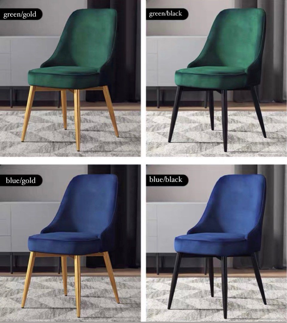Modern Velvet Dining Chair