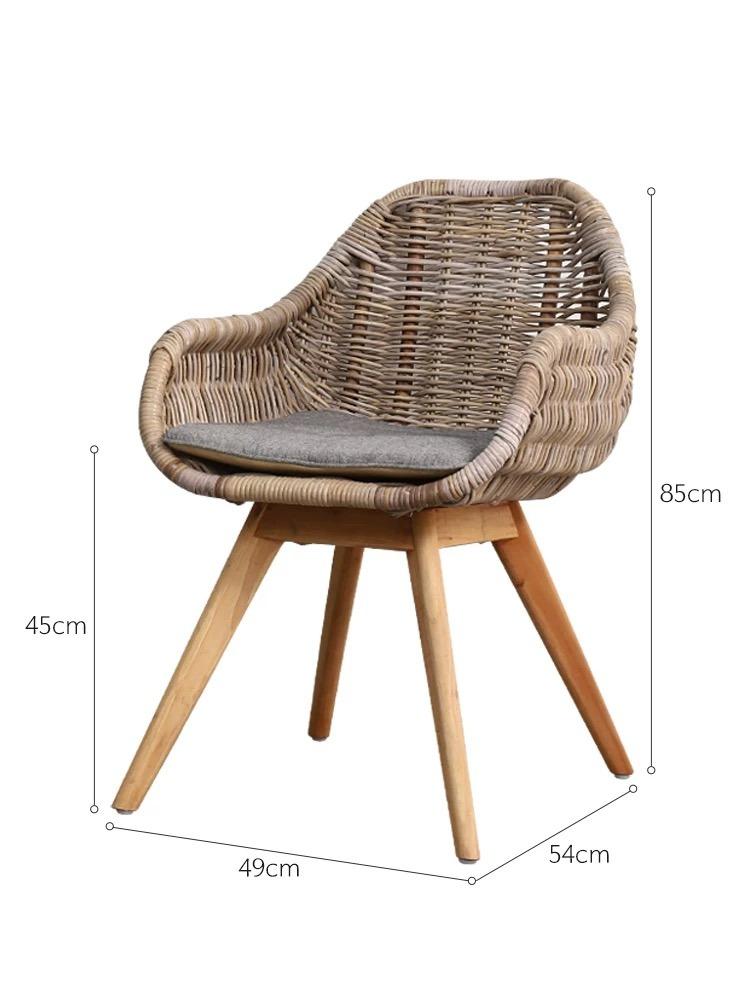 Mose Rattan Armchair