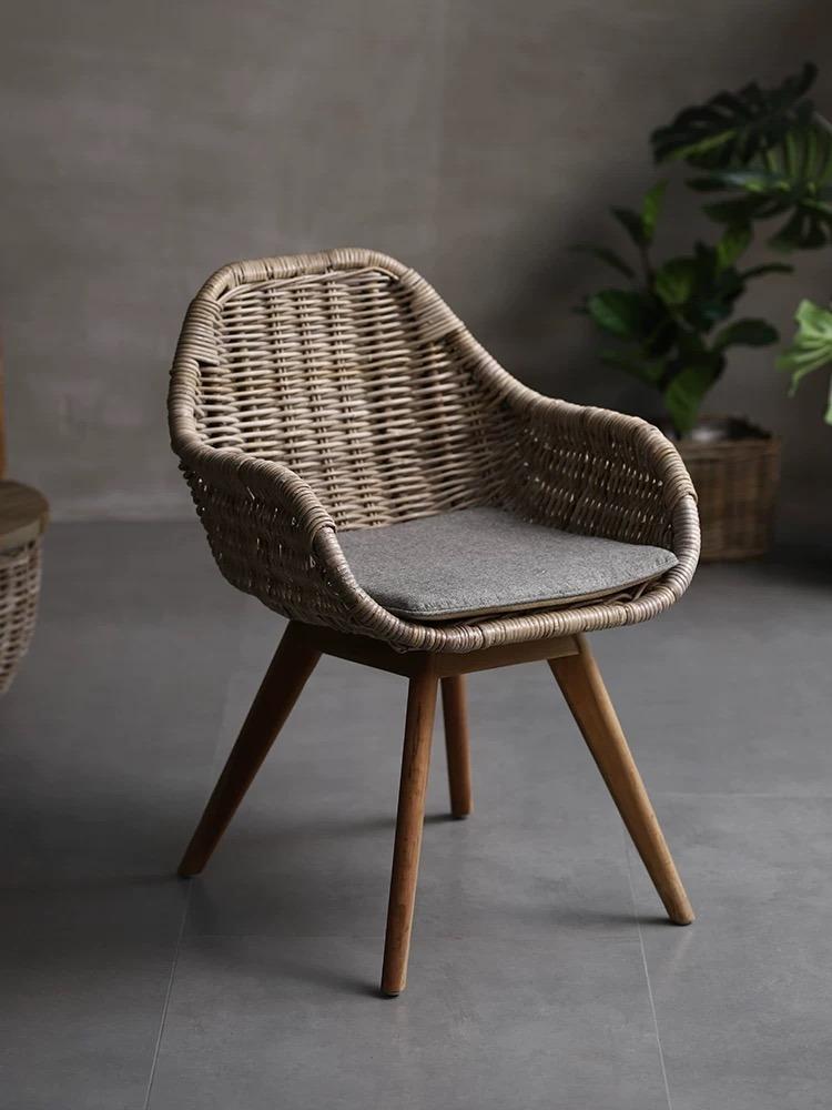 Mose Rattan Armchair