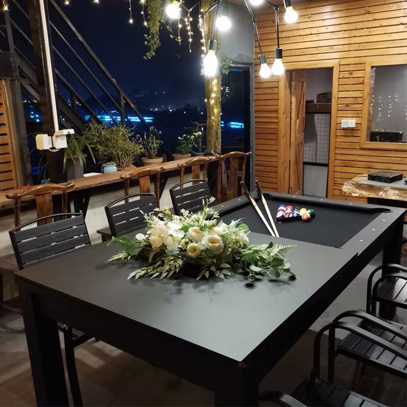 Multifunction Solid Wood 7Ft Pool Table Dining Table