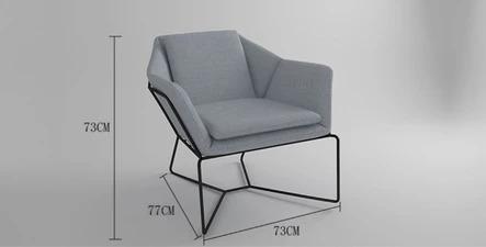 NORA Modern Wire Frame Sofa Set
