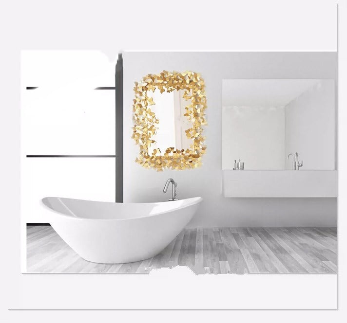 Norfork Rectangle Metal Wall Mirror