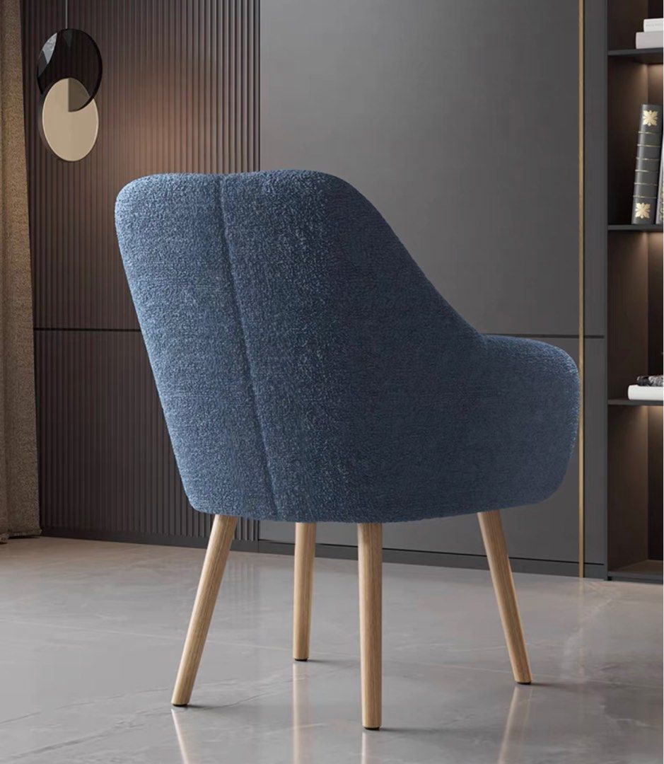 Modern Boucle Dining Chair
