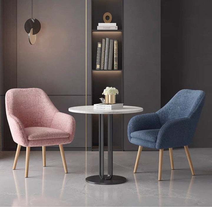 Modern Boucle Dining Chair