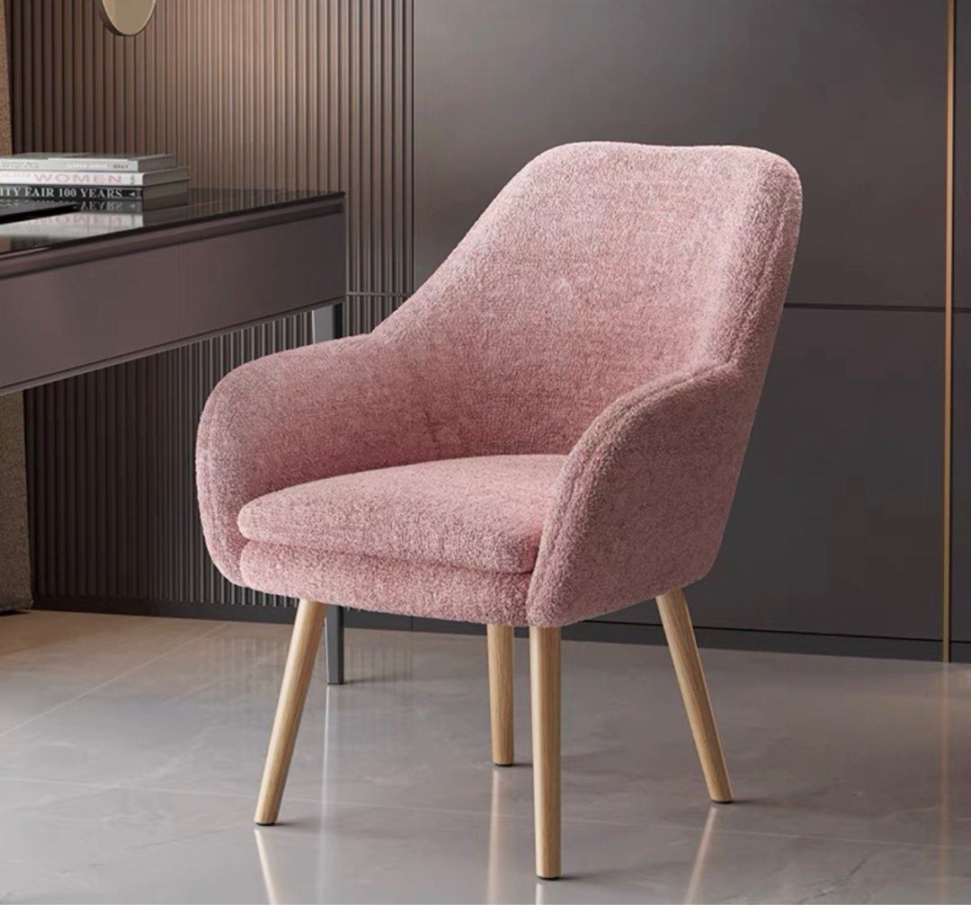 Modern Boucle Dining Chair