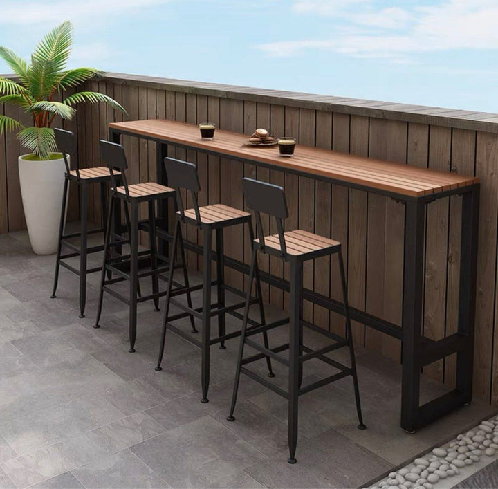 Modern Outdoor Bar Table & Chairs