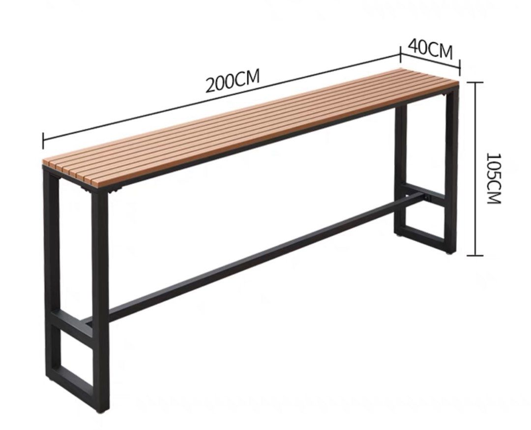 Modern Outdoor Bar Table & Chairs
