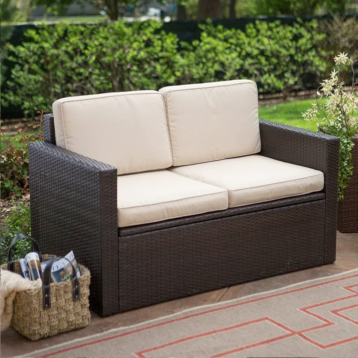 Outdoor Polyethylene Wicker Seating Set
