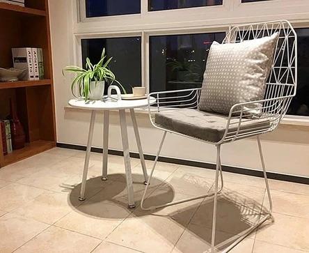 Modern Wireframe Outdoor Armchair