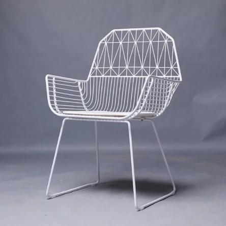 Modern Wireframe Outdoor Armchair