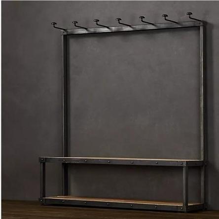 PAYTON Hallway Storage Bench Hanger
