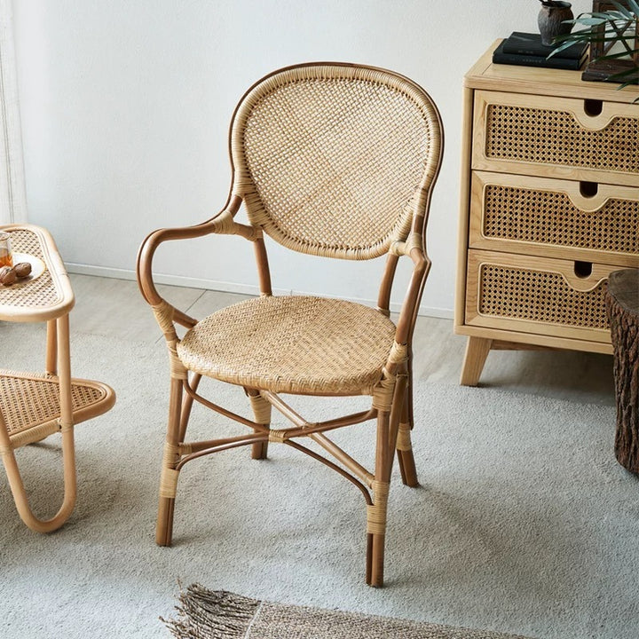 Pei Arm Chair in Brown