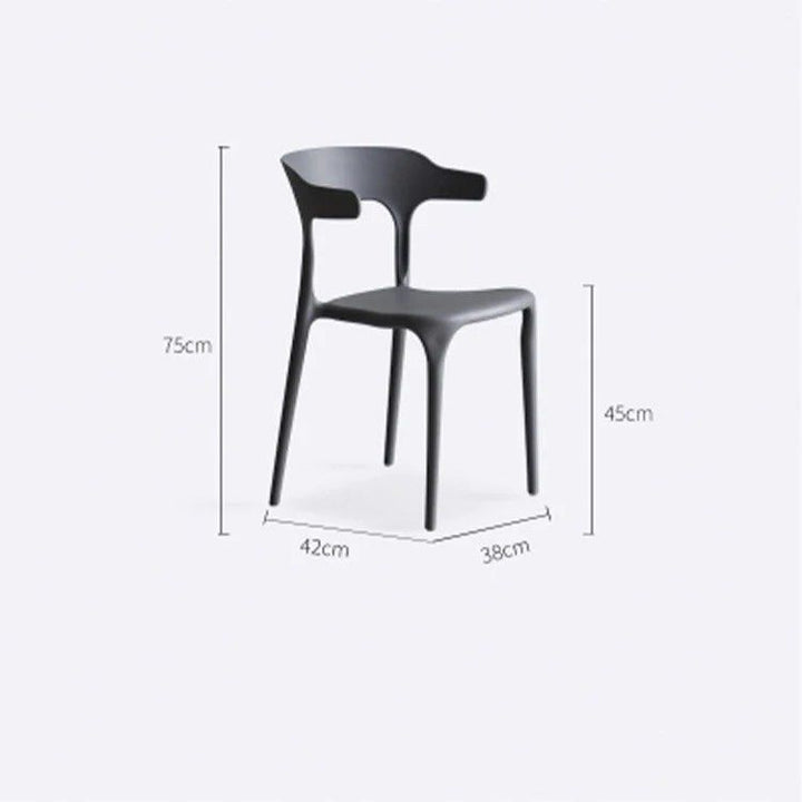 Plastic Dining Chair (Set of 4)