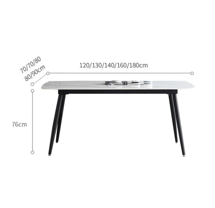 Modern Sintered Dining Table Set