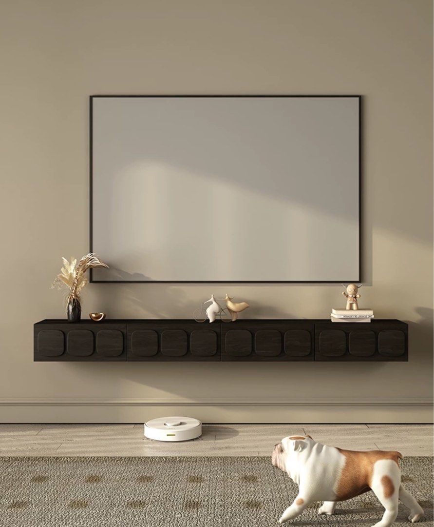 Rustic Floating TV Console