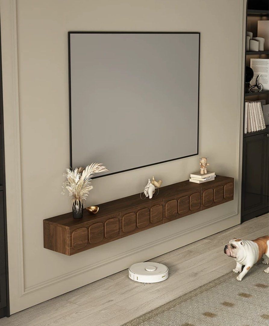 Rustic Floating TV Console
