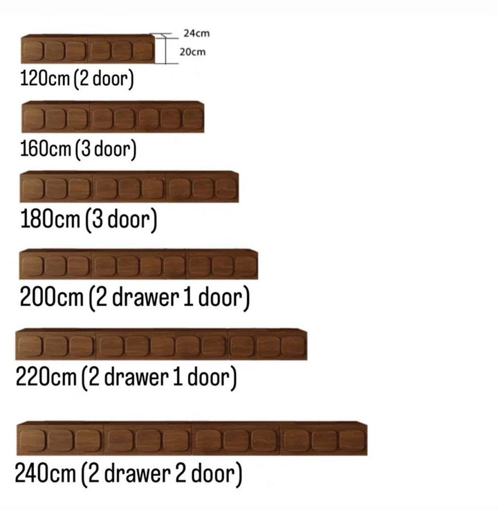 Rustic Floating TV Console