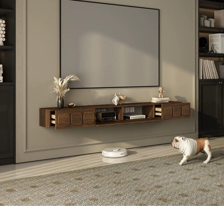 Rustic Floating TV Console