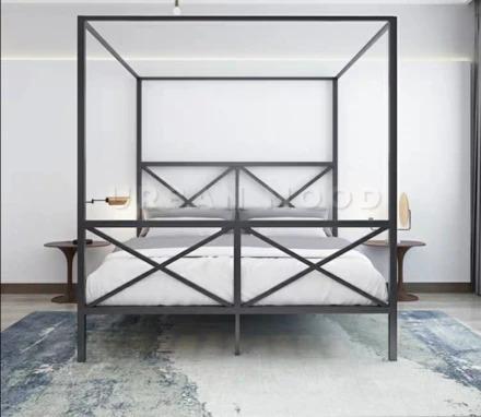REMI Modern Industrial Canopy Bedframe