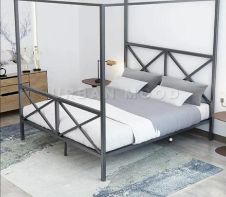 REMI Modern Industrial Canopy Bedframe