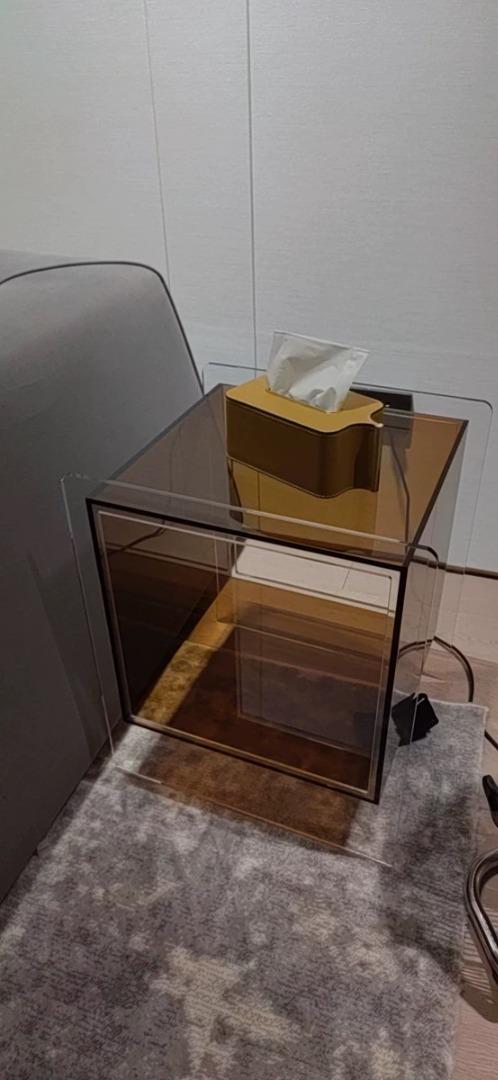 Renelso Acrylic Nighstand End Table