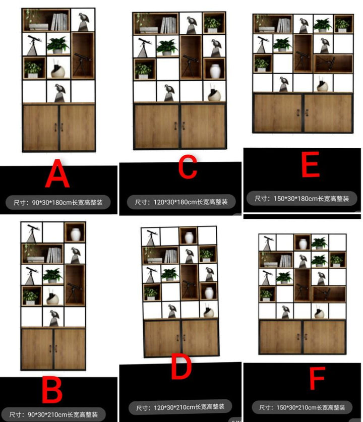 Modern Industrial Display Shelf / Metal Partition